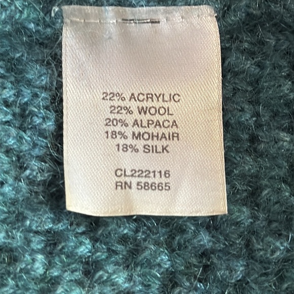 Classiques Entier Super Soft Teal Short Sleeve Sweater - Picture 5 of 9